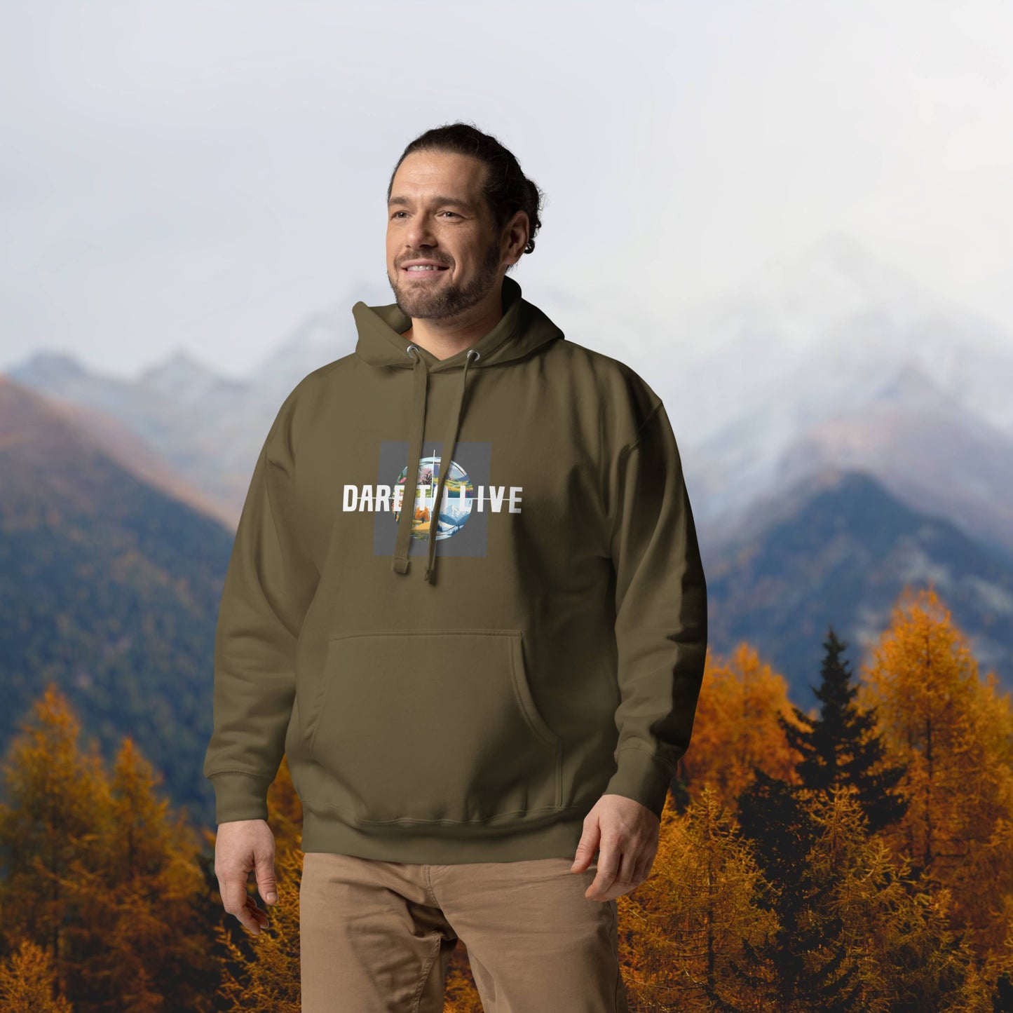 DARE TO LIVE Seasons Men's Hoodie