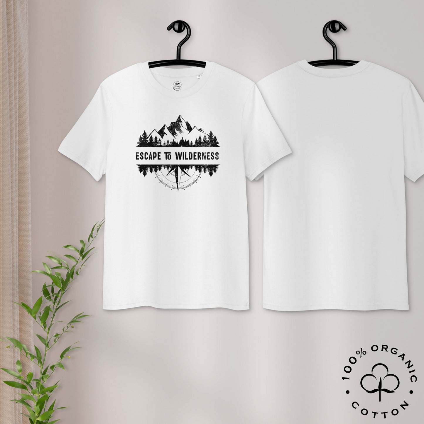 ESCAPE TO WILDERNESS Men's Organic Cotton T-shirt