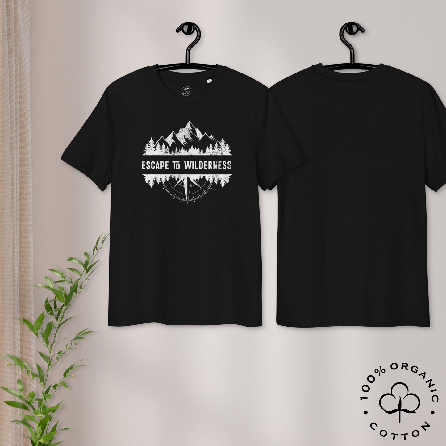 ESCAPE TO WILDERNESS Men's Organic Cotton T-shirt