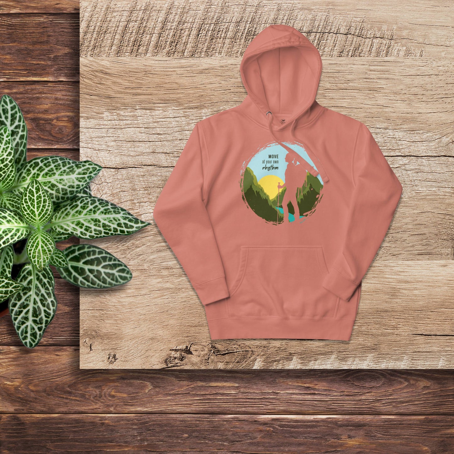 MOVE AT YOUR OWN RHYTHM Women's Cotton Hoodie