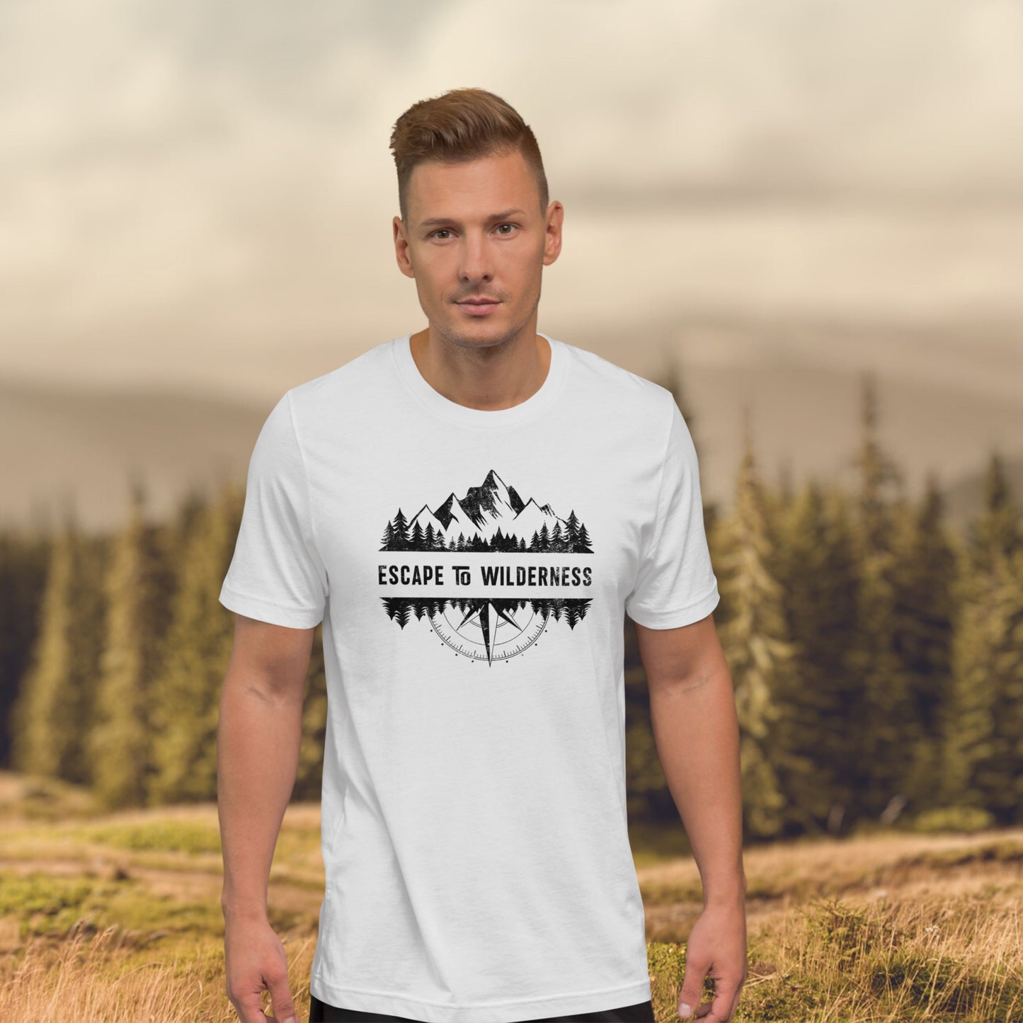 Classic ESCAPE TO WILDERNESS Men's T-shirt