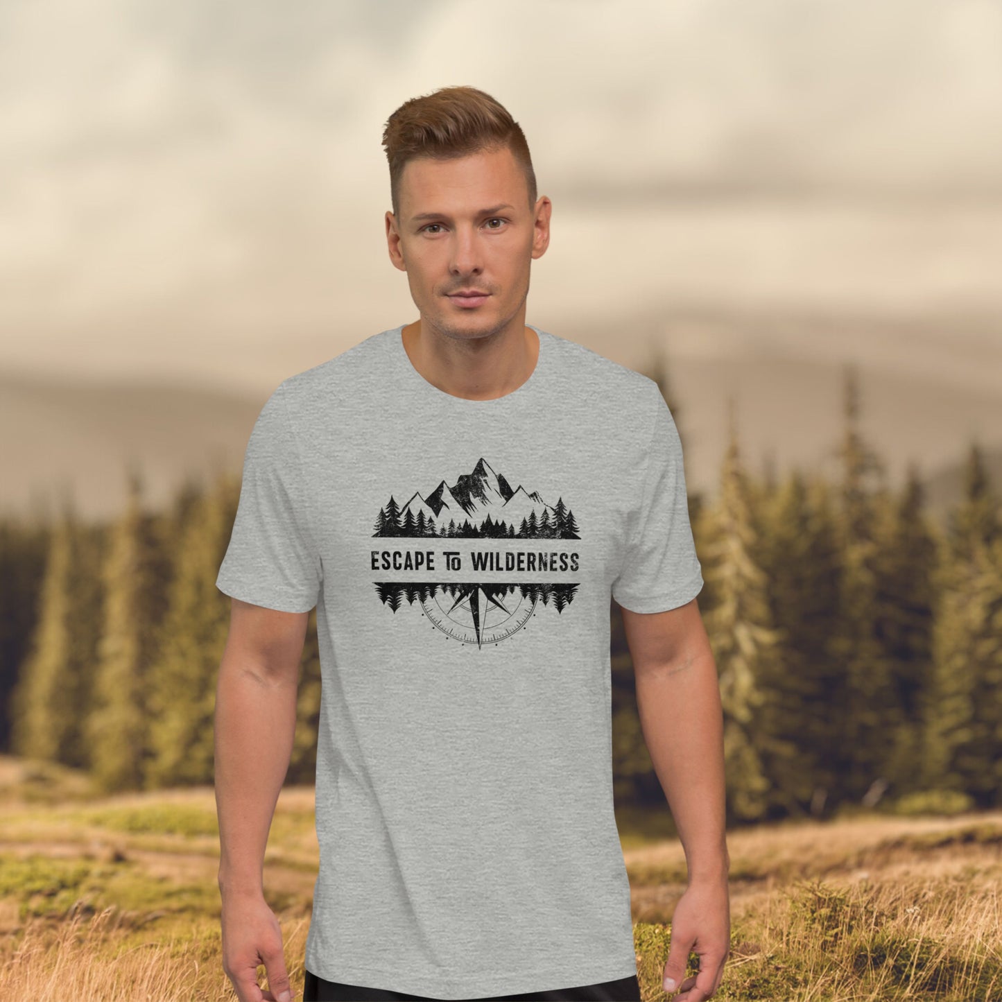 Classic ESCAPE TO WILDERNESS Men's T-shirt