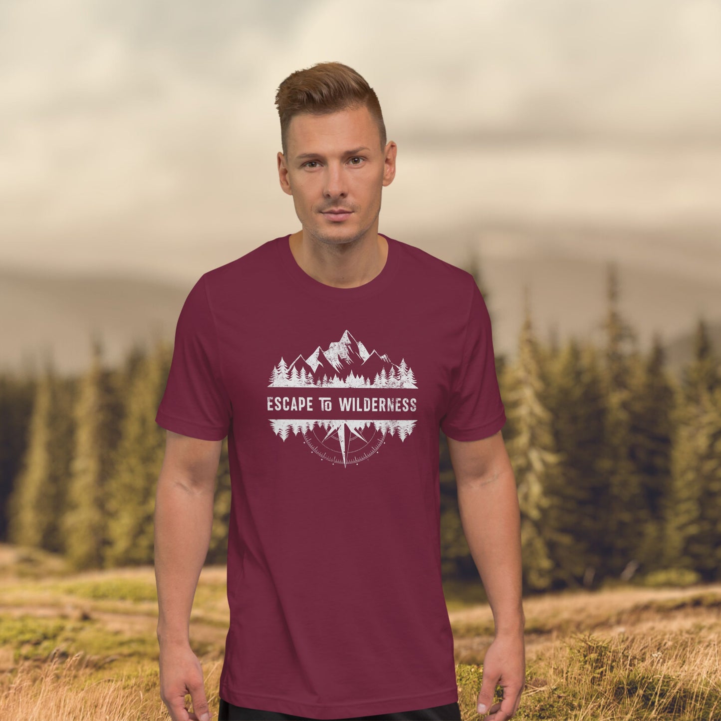 Classic ESCAPE TO WILDERNESS Men's T-shirt
