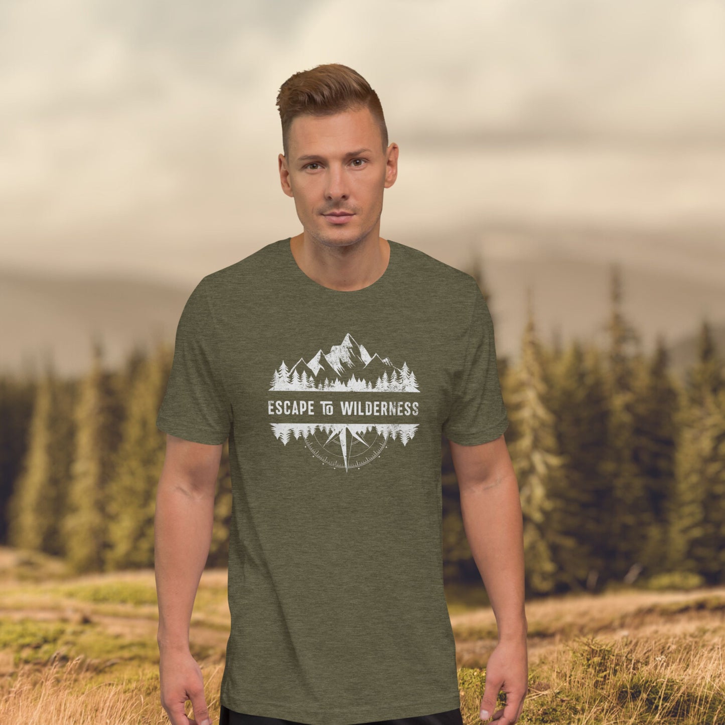 Classic ESCAPE TO WILDERNESS Men's T-shirt