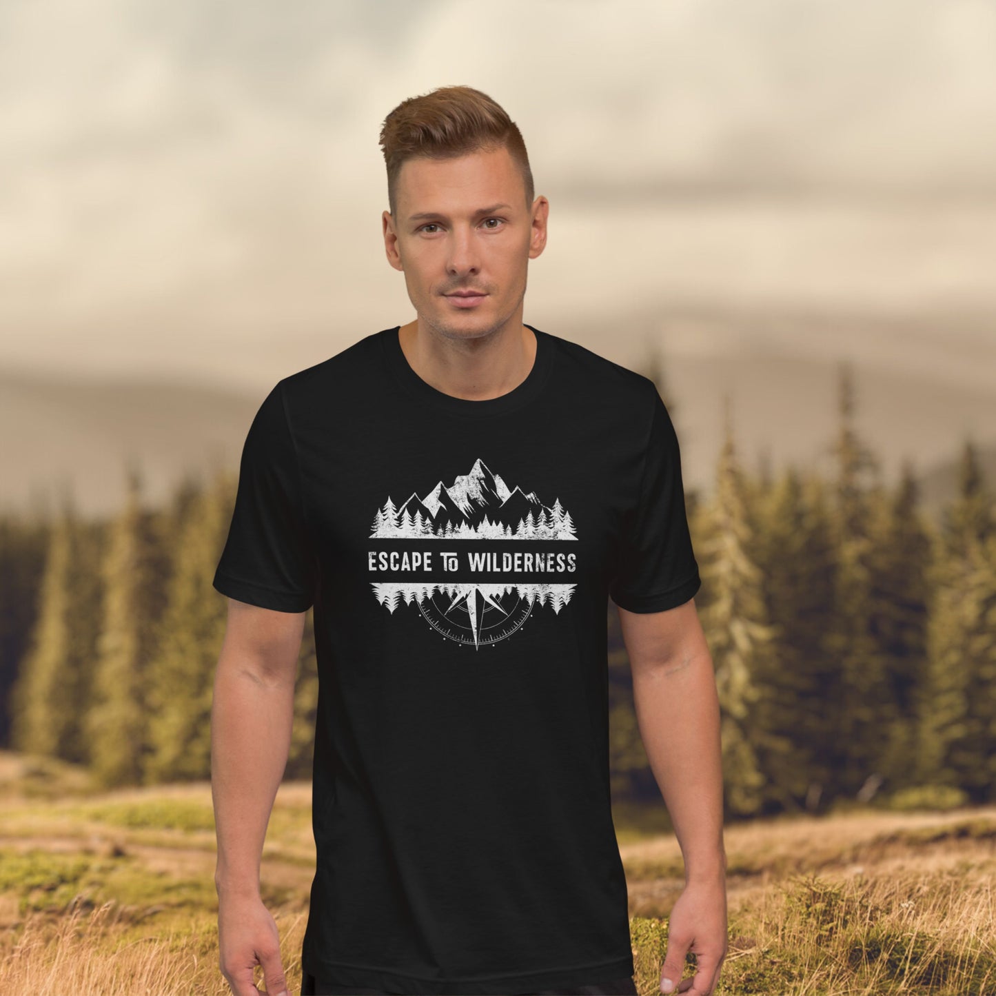 Classic ESCAPE TO WILDERNESS Men's T-shirt