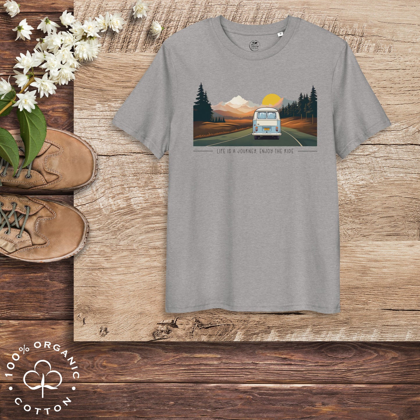 ENJOY THE RIDE Men's Organic Cotton T-Shirt