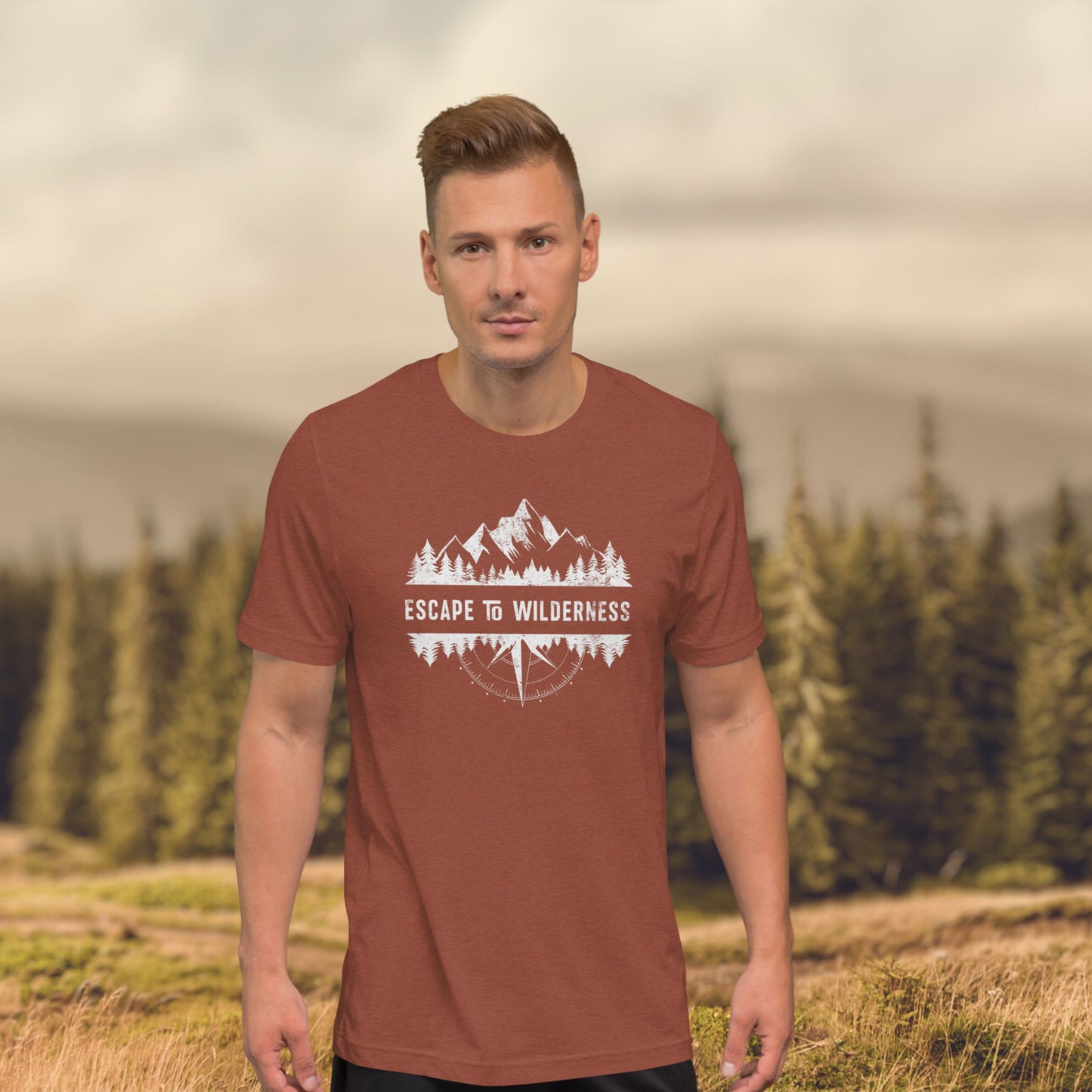 Classic ESCAPE TO WILDERNESS Men's T-shirt