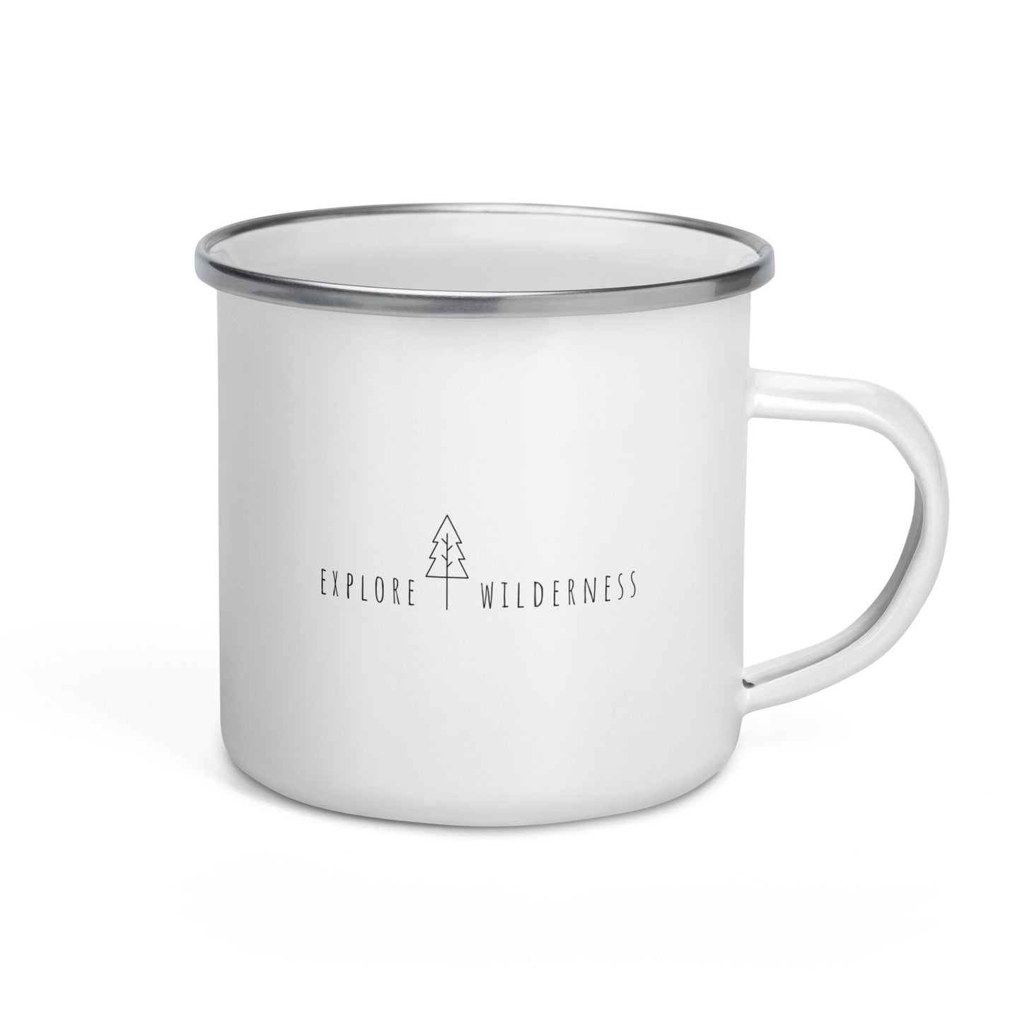 Explore Wilderness Enamel Mug - Mountain Adventure