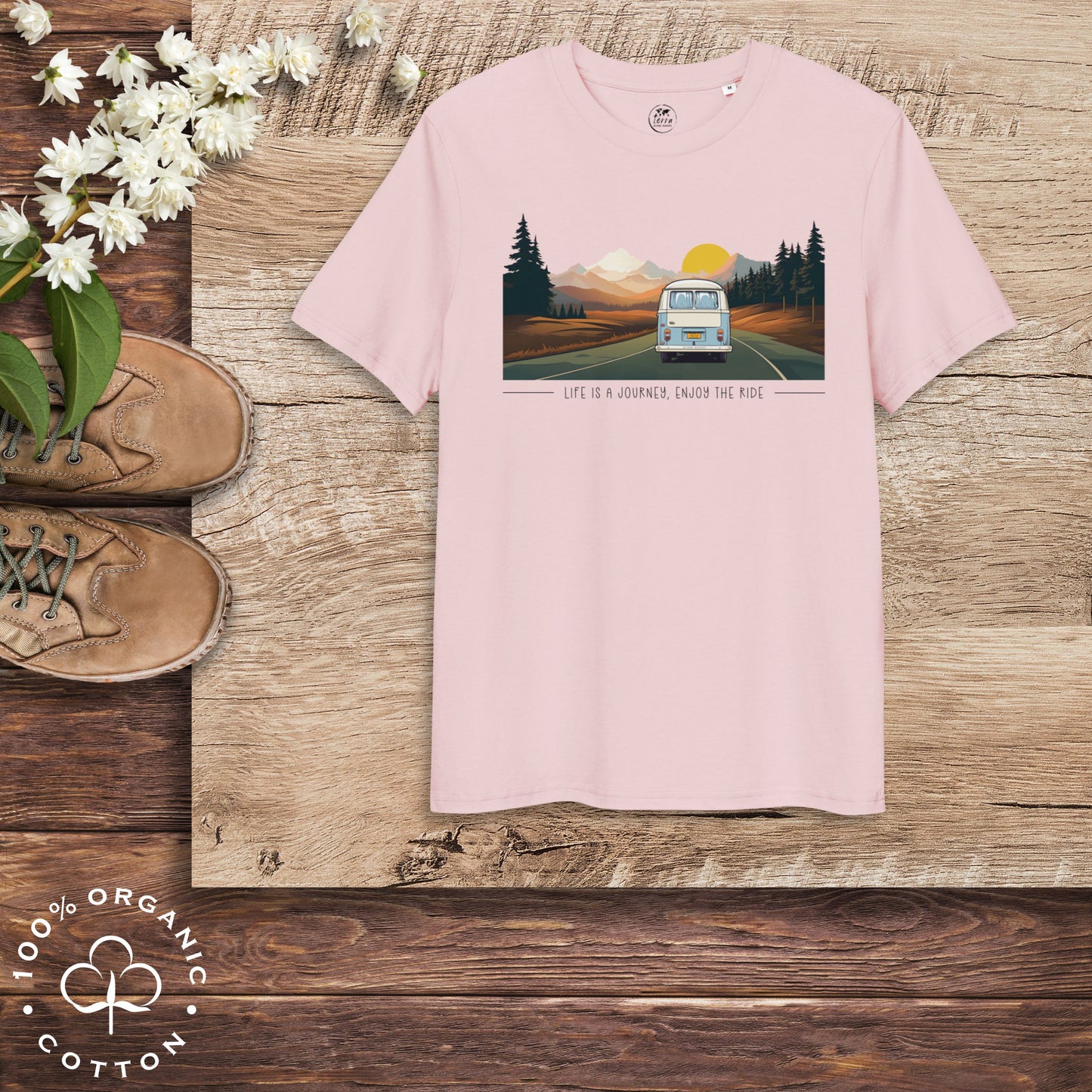 ENJOY THE RIDE Men's Organic Cotton T-Shirt