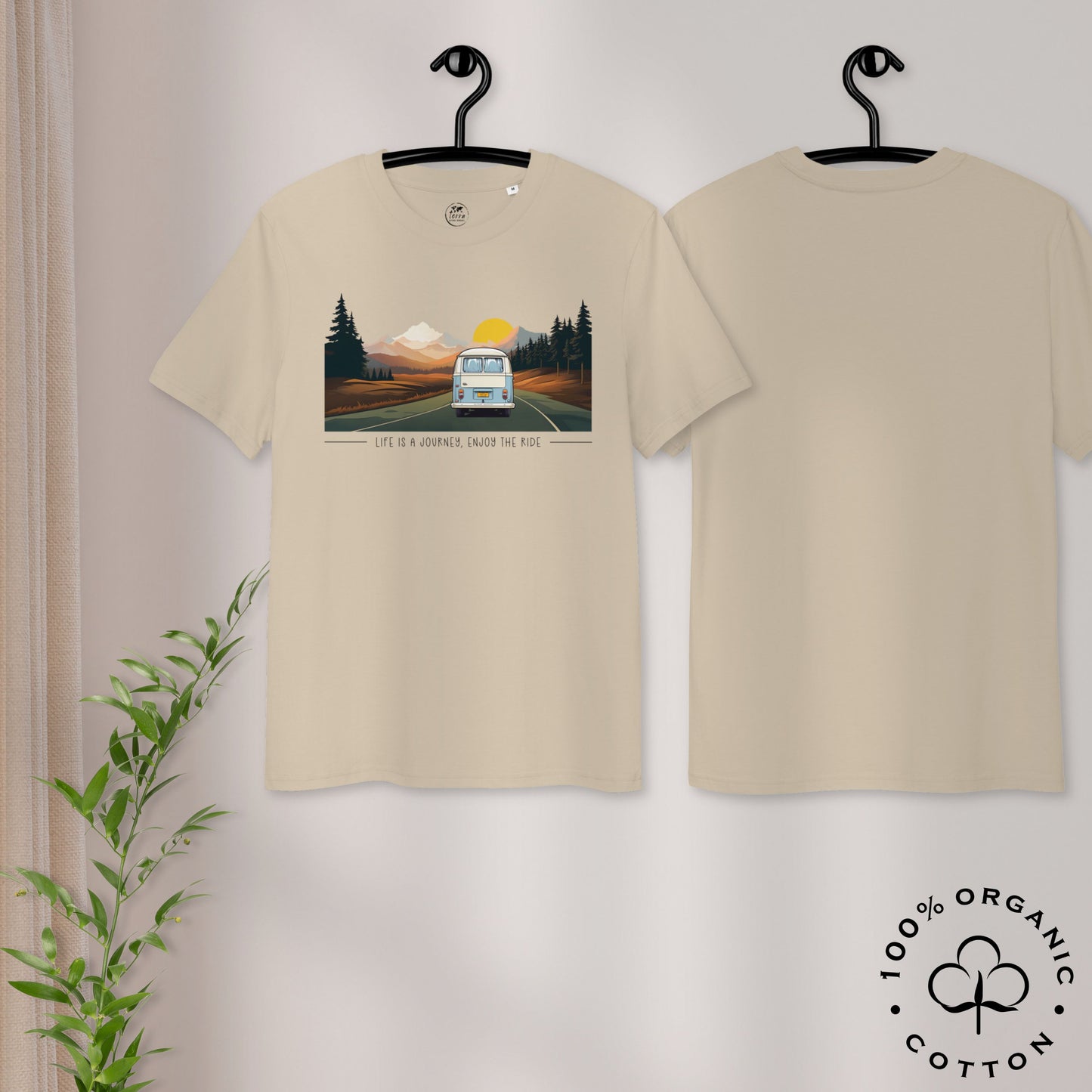 ENJOY THE RIDE Men's Organic Cotton T-Shirt