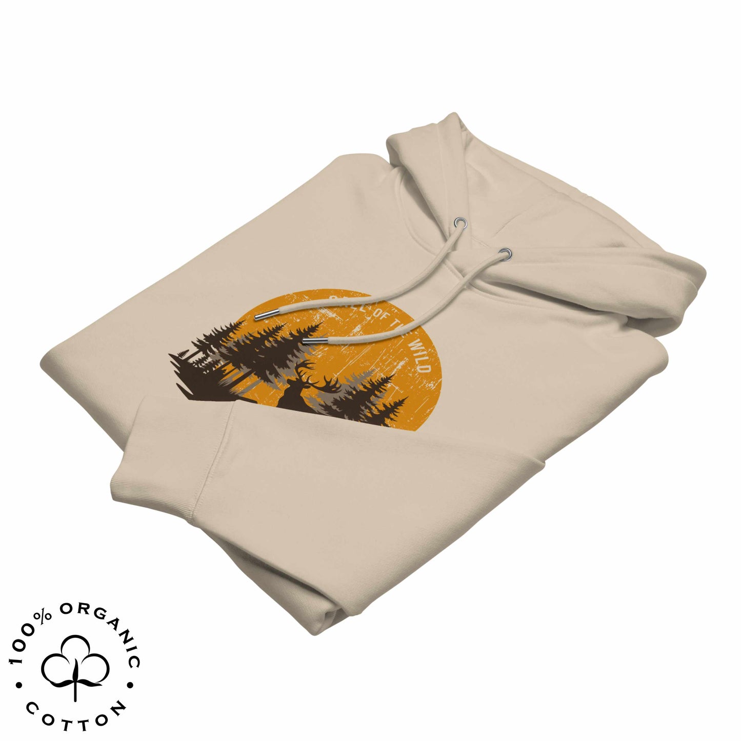 CALL OF THE WILD Organic Cotton Unisex Hoodie