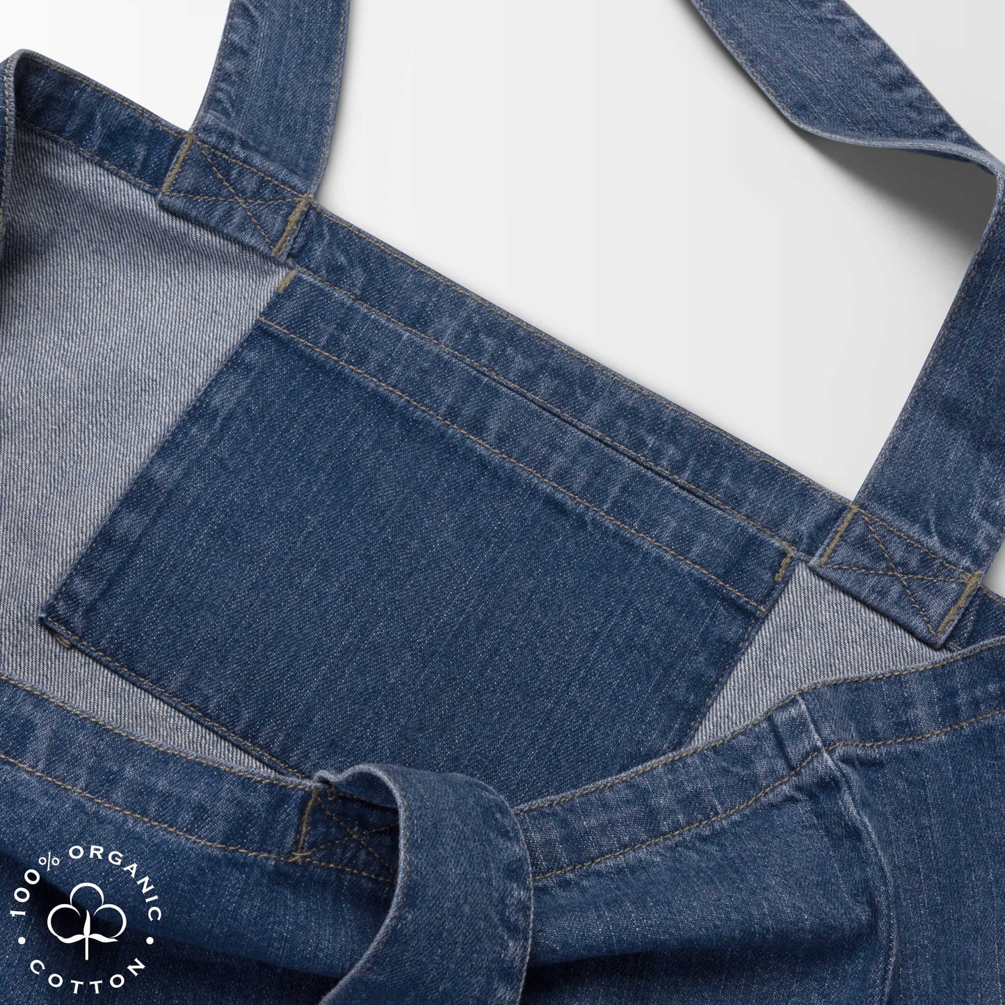 ROOTED IN NATURE Organic Denim Tote Bag