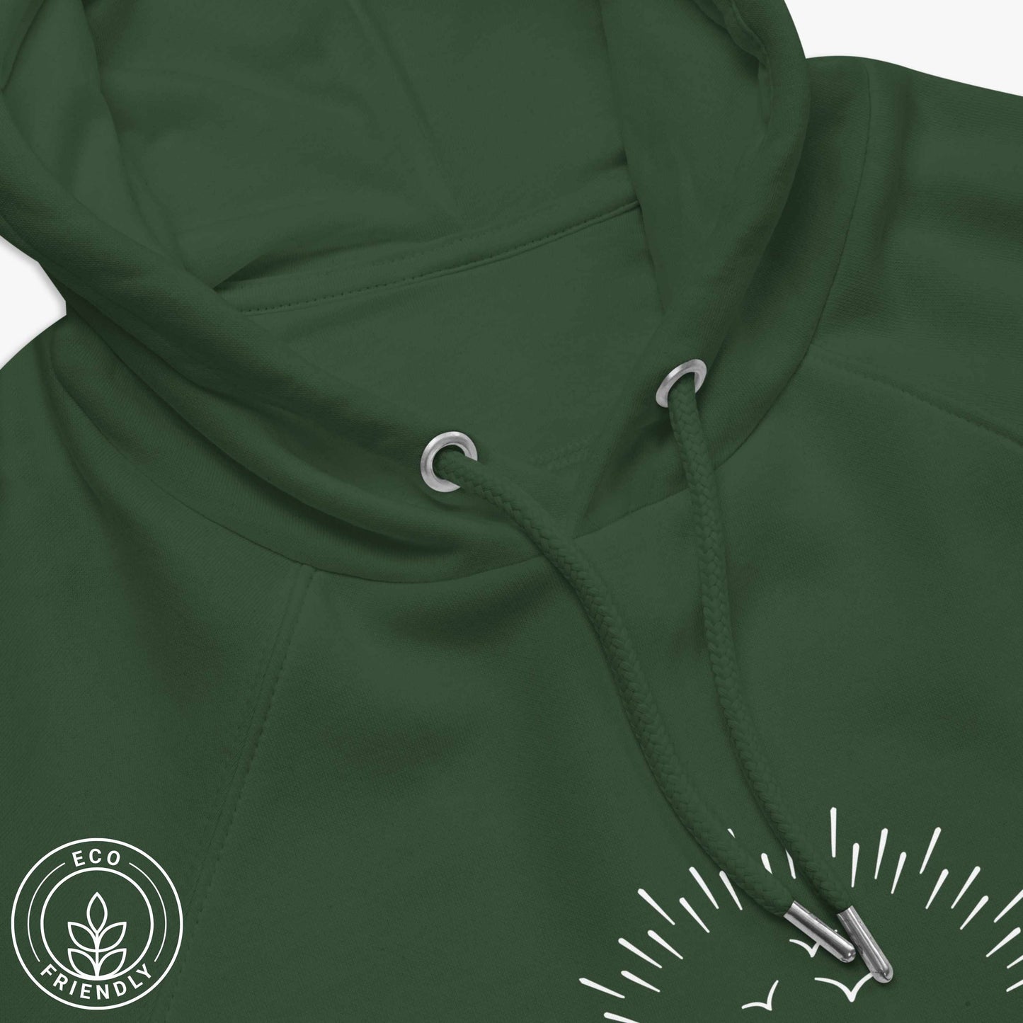 EXPLORE THE UNKNOWN Unisex Eco Hoodie