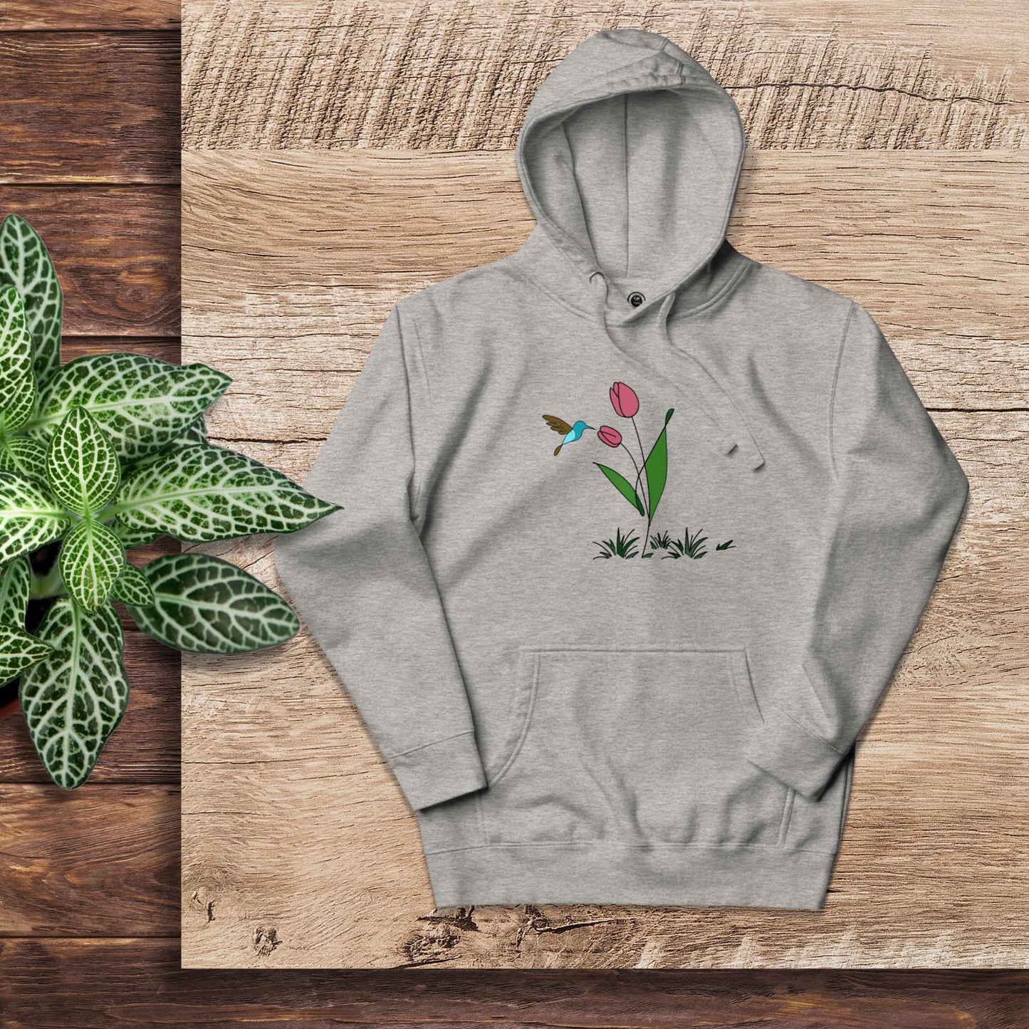 FRESH FEELING Unisex Hoodie Floral Design