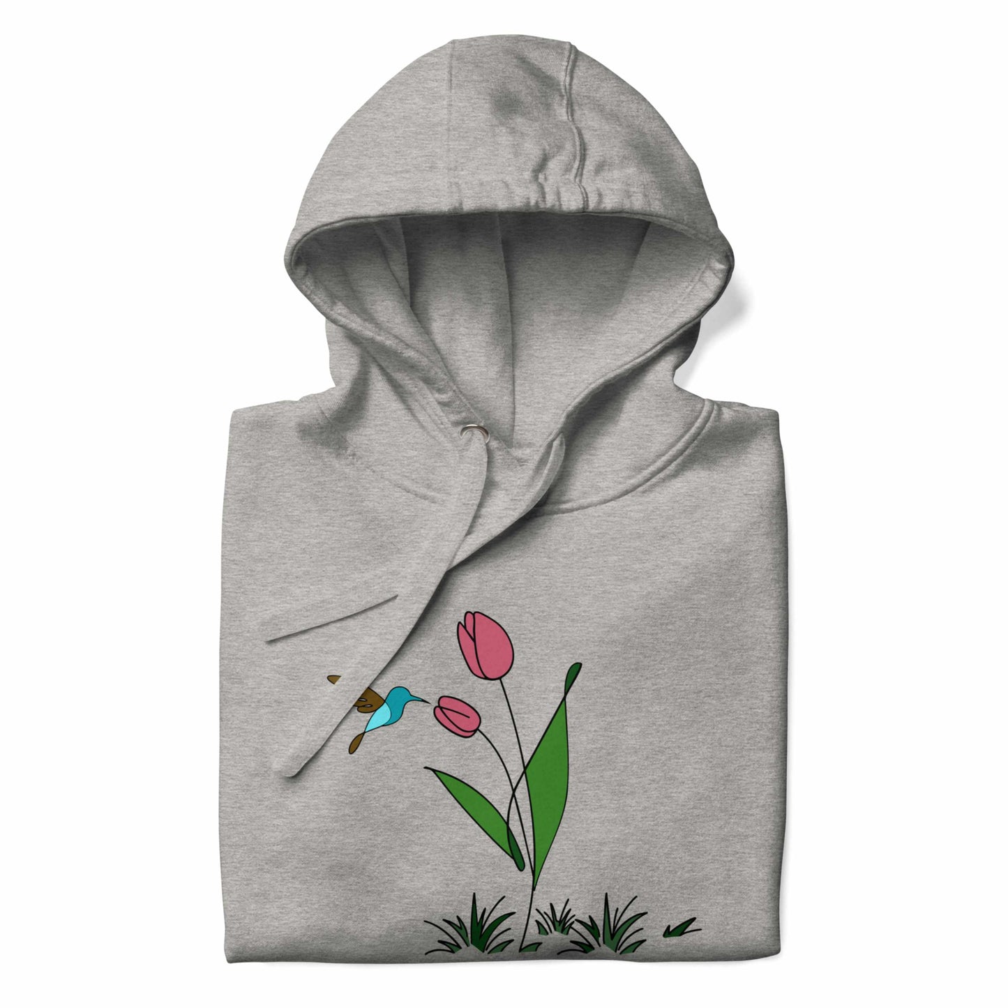 FRESH FEELING Unisex Hoodie Floral Design