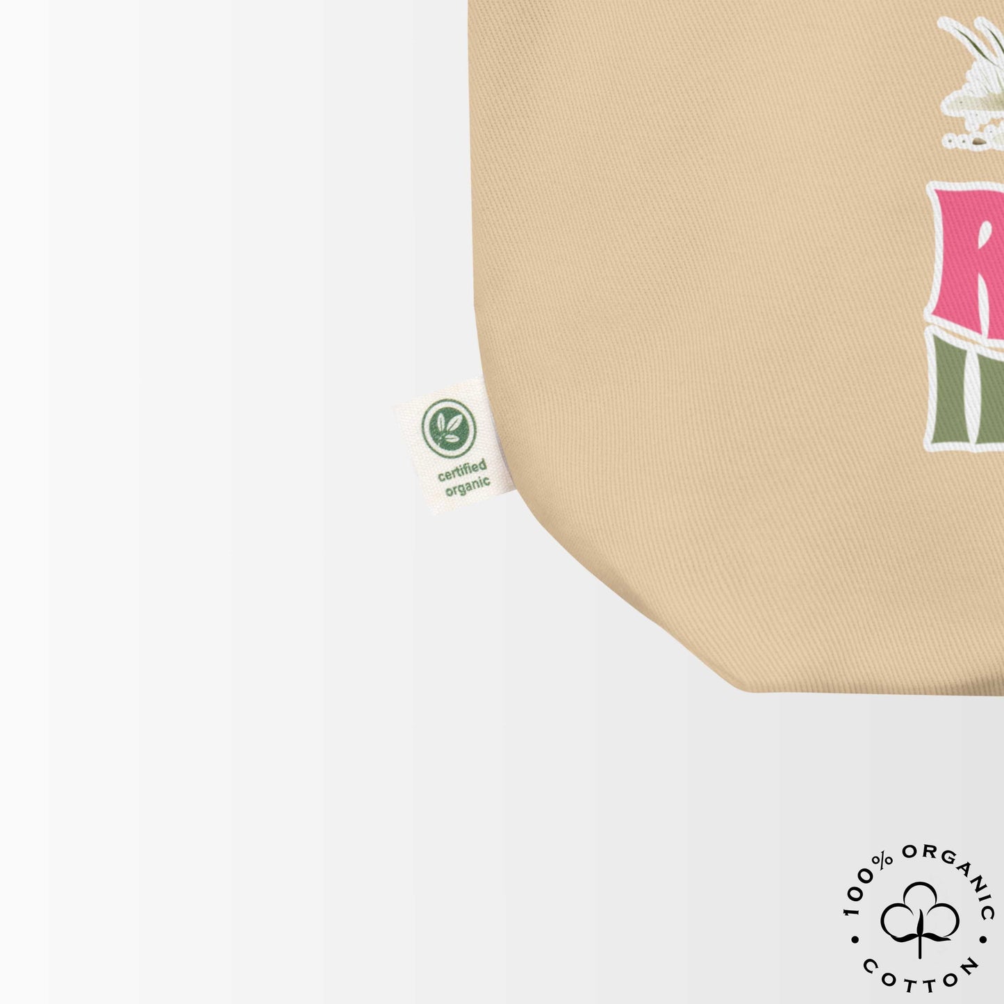 ROOTED IN NATURE Organic Medium Tote Bag