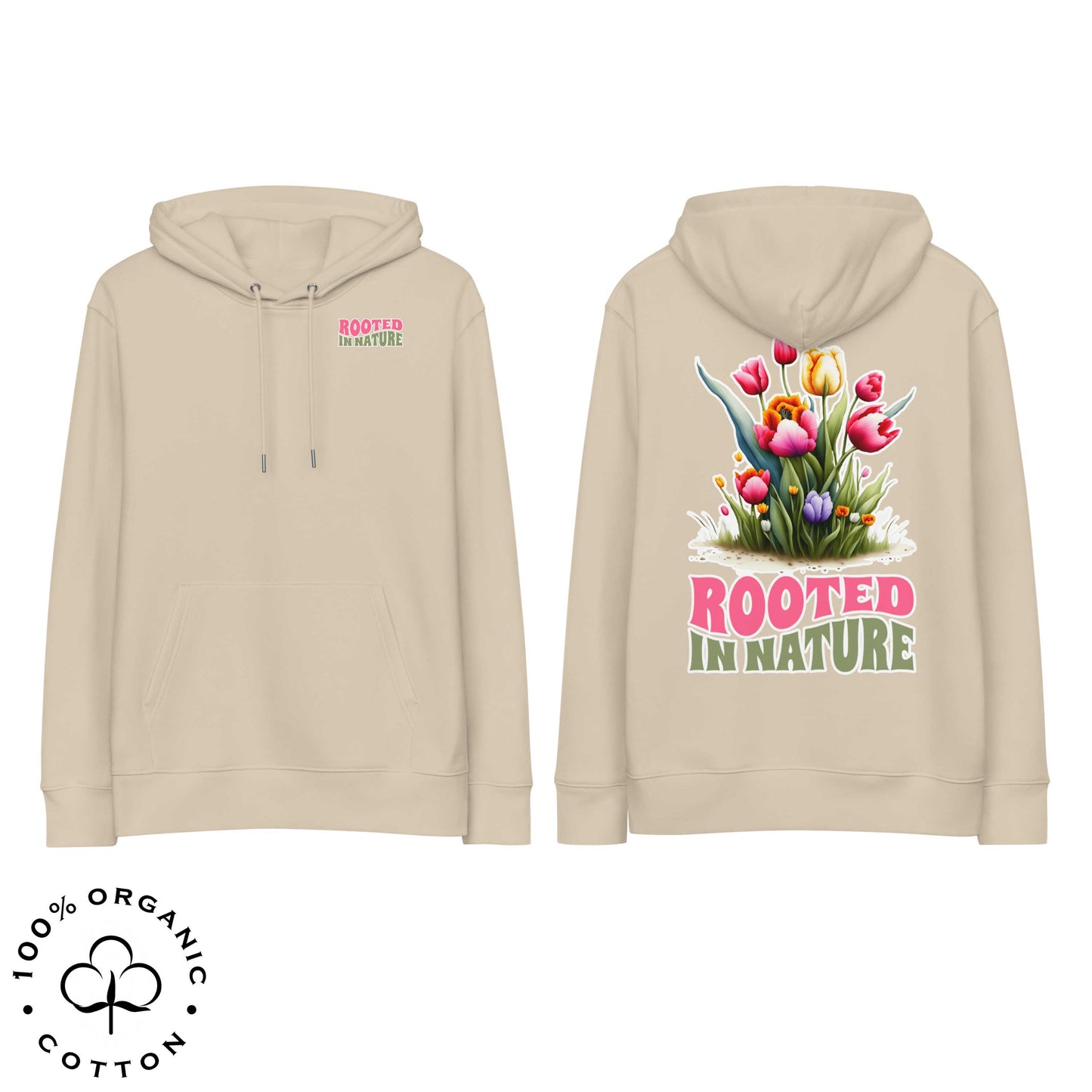 ROOTED IN NATURE Women's Organic Hoodie