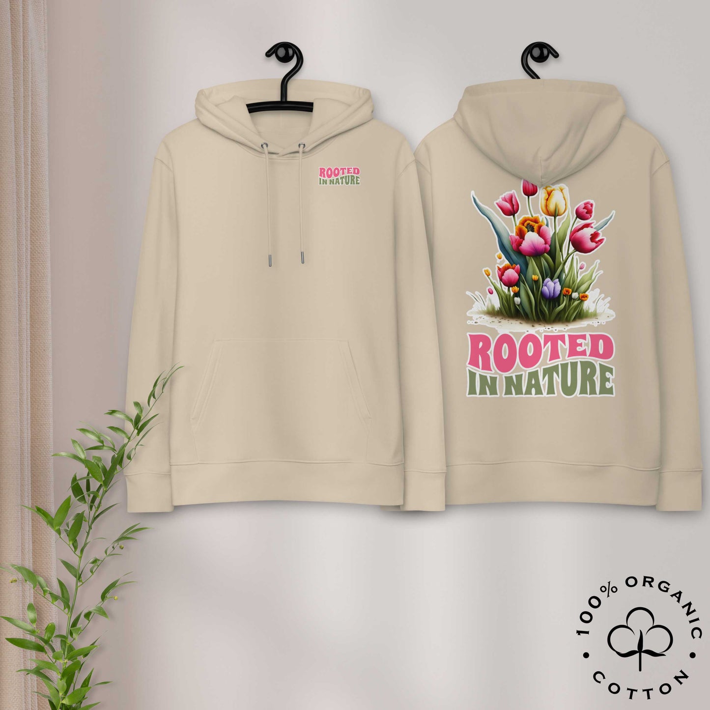 ROOTED IN NATURE Women's Organic Hoodie