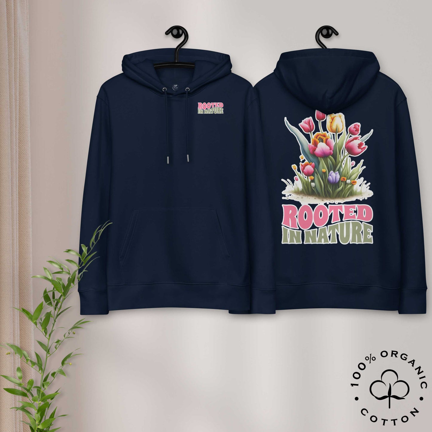 ROOTED IN NATURE Women's Organic Hoodie