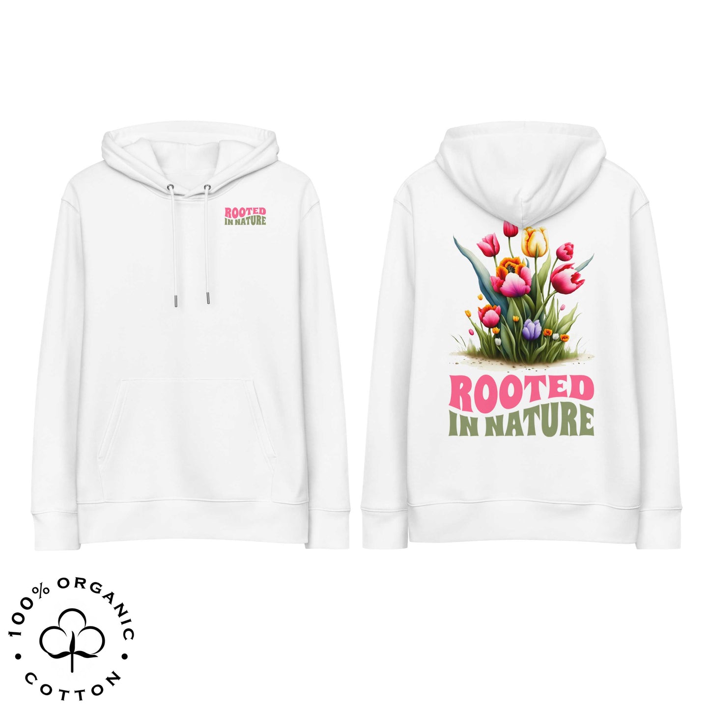 ROOTED IN NATURE Women's Organic Hoodie