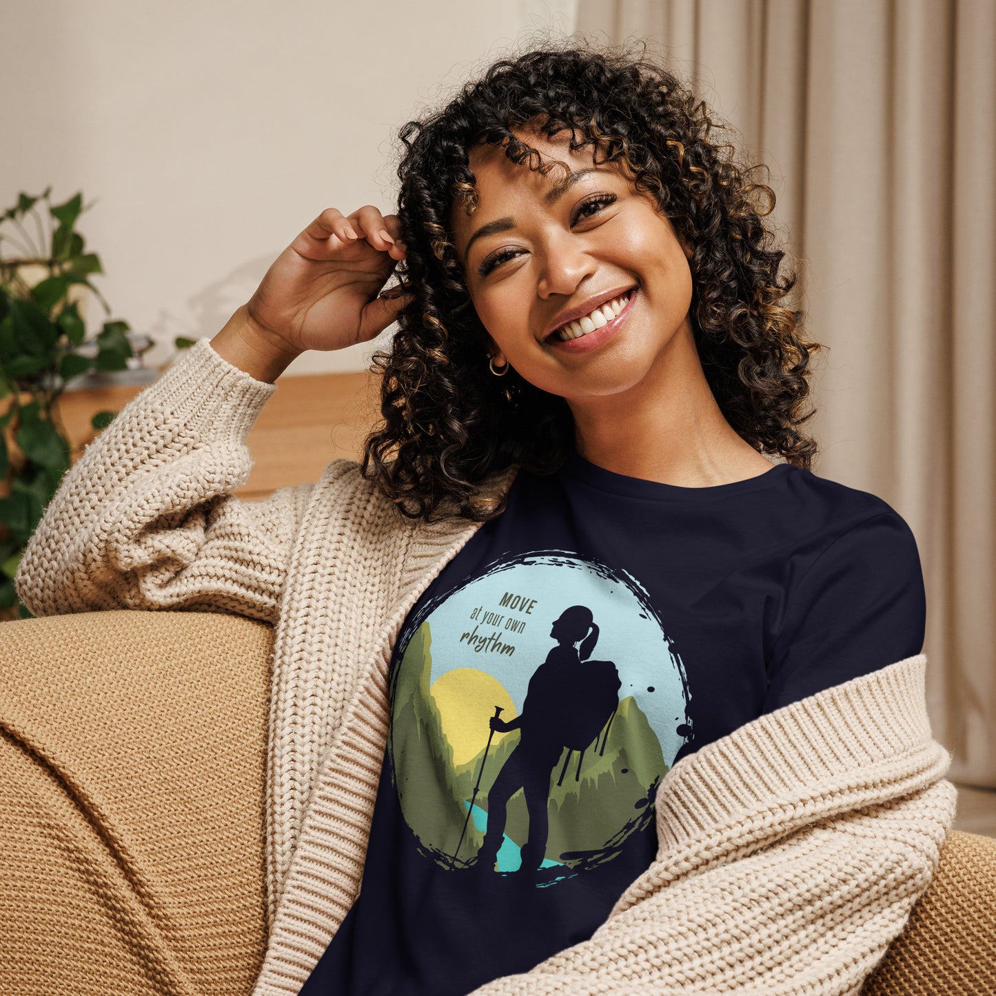 Relaxed MOVE AT YOU OWN RHYTHM Women's T-Shirt