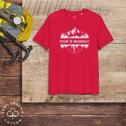ESCAPE TO WILDERNESS Men's Organic Cotton T-shirt