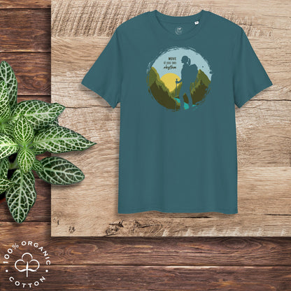 MOVE AT YOUR OWN RHYTHM Women's Organic Cotton T-Shirt