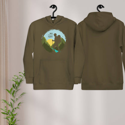 MOVE AT YOUR OWN RHYTHM Men's Cotton Hoodie