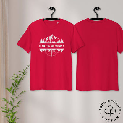 ESCAPE TO WILDERNESS Men's Organic Cotton T-shirt