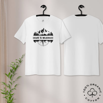ESCAPE TO WILDERNESS Men's Organic Cotton T-shirt