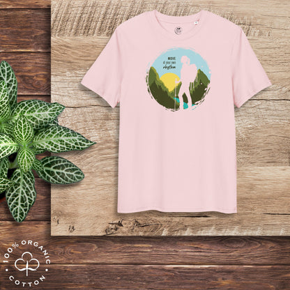 MOVE AT YOUR OWN RHYTHM Women's Organic Cotton T-Shirt