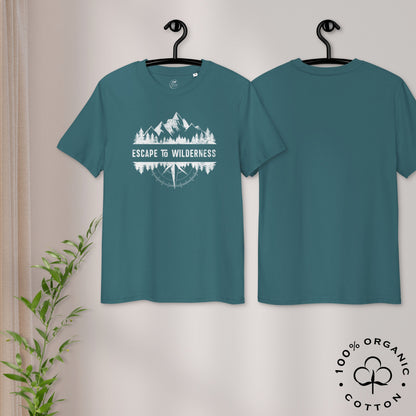 ESCAPE TO WILDERNESS Men's Organic Cotton T-shirt