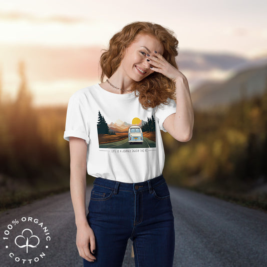 ENJOY THE RIDE Women's Organic Cotton T-Shirt