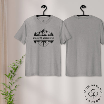 ESCAPE TO WILDERNESS Men's Organic Cotton T-shirt