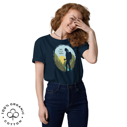 MOVE AT YOUR OWN RHYTHM Women's Organic Cotton T-Shirt