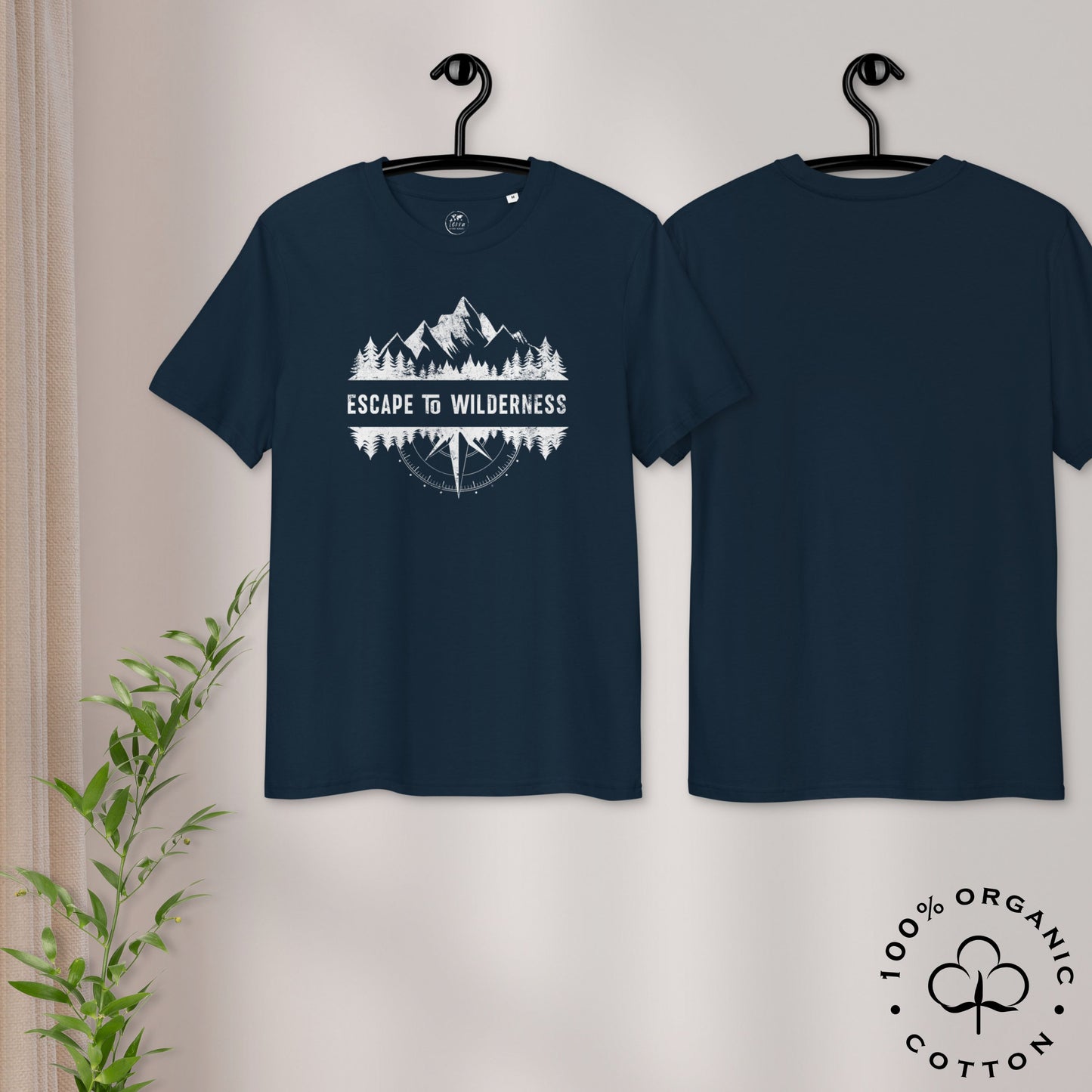 ESCAPE TO WILDERNESS Men's Organic Cotton T-shirt
