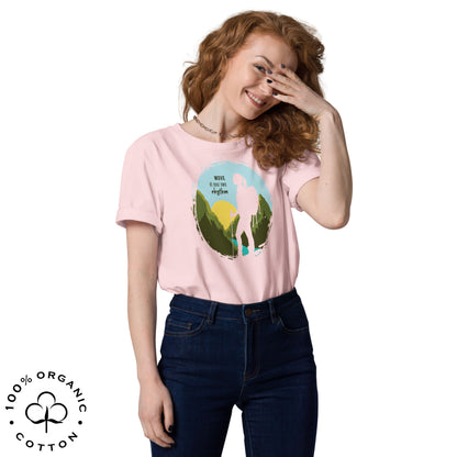 MOVE AT YOUR OWN RHYTHM Women's Organic Cotton T-Shirt