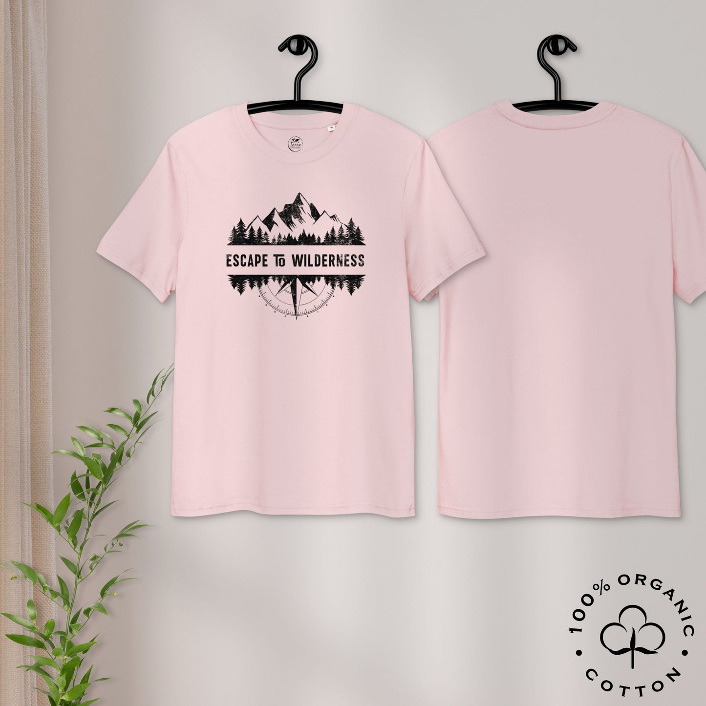 ESCAPE TO WILDERNESS Men's Organic Cotton T-shirt
