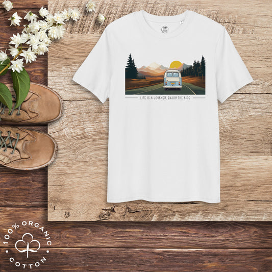 ENJOY THE RIDE Women's Organic Cotton T-Shirt