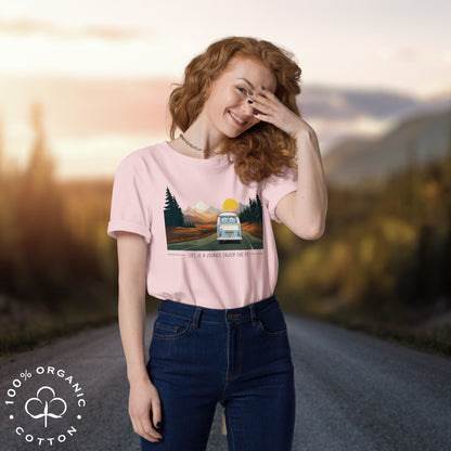 ENJOY THE RIDE Women's Organic Cotton T-Shirt