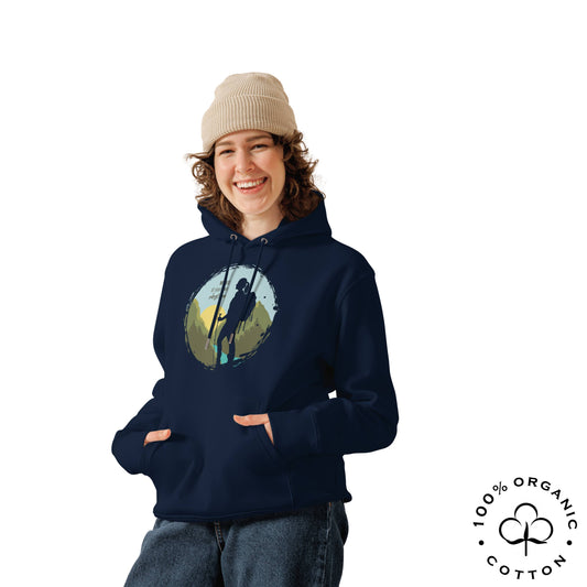 MOVE AT YOUR OWN RHYTHM Women's Organic Cotton Hoodie