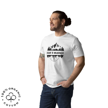 ESCAPE TO WILDERNESS Men's Organic Cotton T-shirt