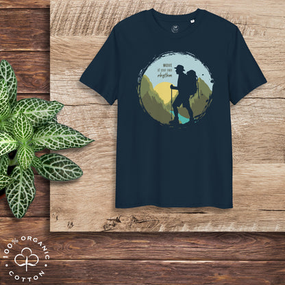 MOVE AT YOUR OWN RHYTHM Men's Organic Cotton T-Shirt