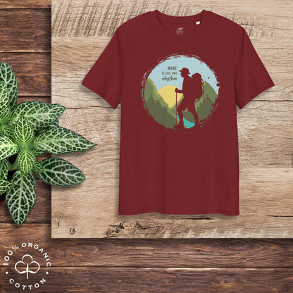 MOVE AT YOUR OWN RHYTHM Men's Organic Cotton T-Shirt