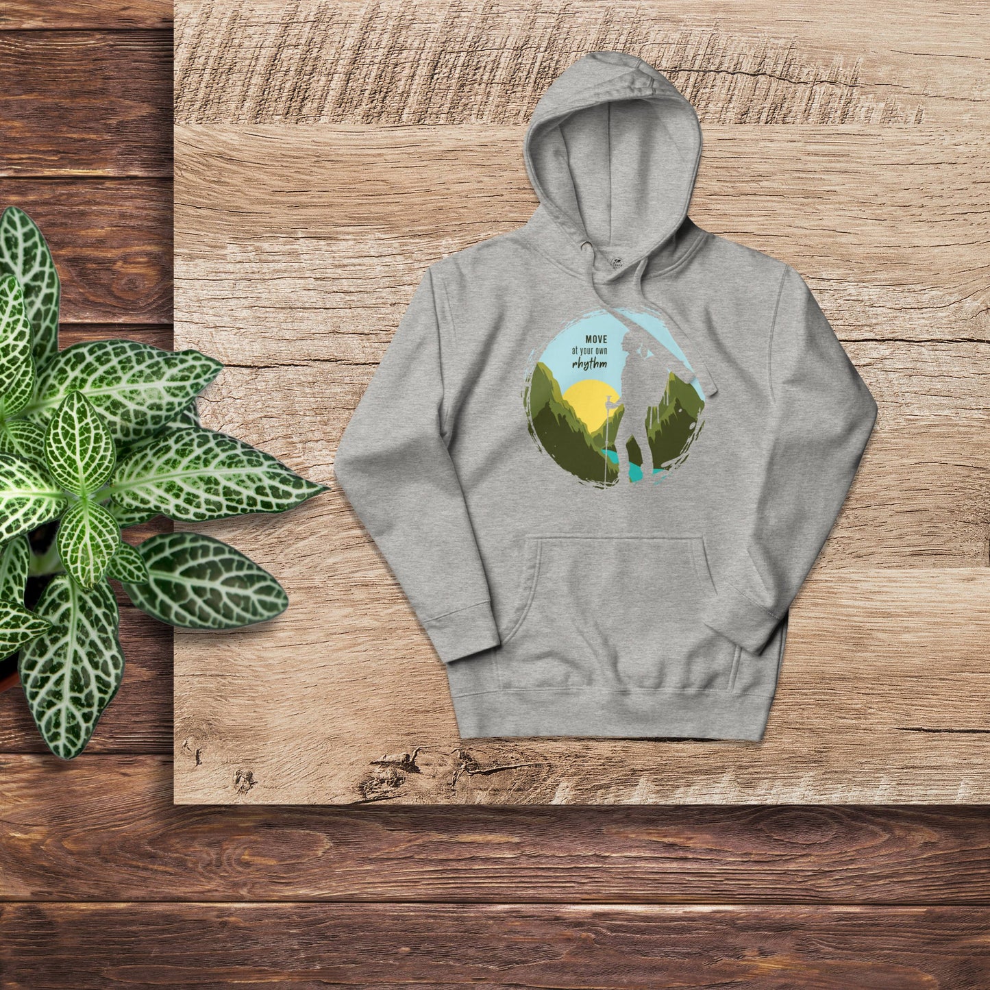 MOVE AT YOUR OWN RHYTHM Women's Cotton Hoodie