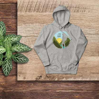 MOVE AT YOUR OWN RHYTHM Women's Cotton Hoodie