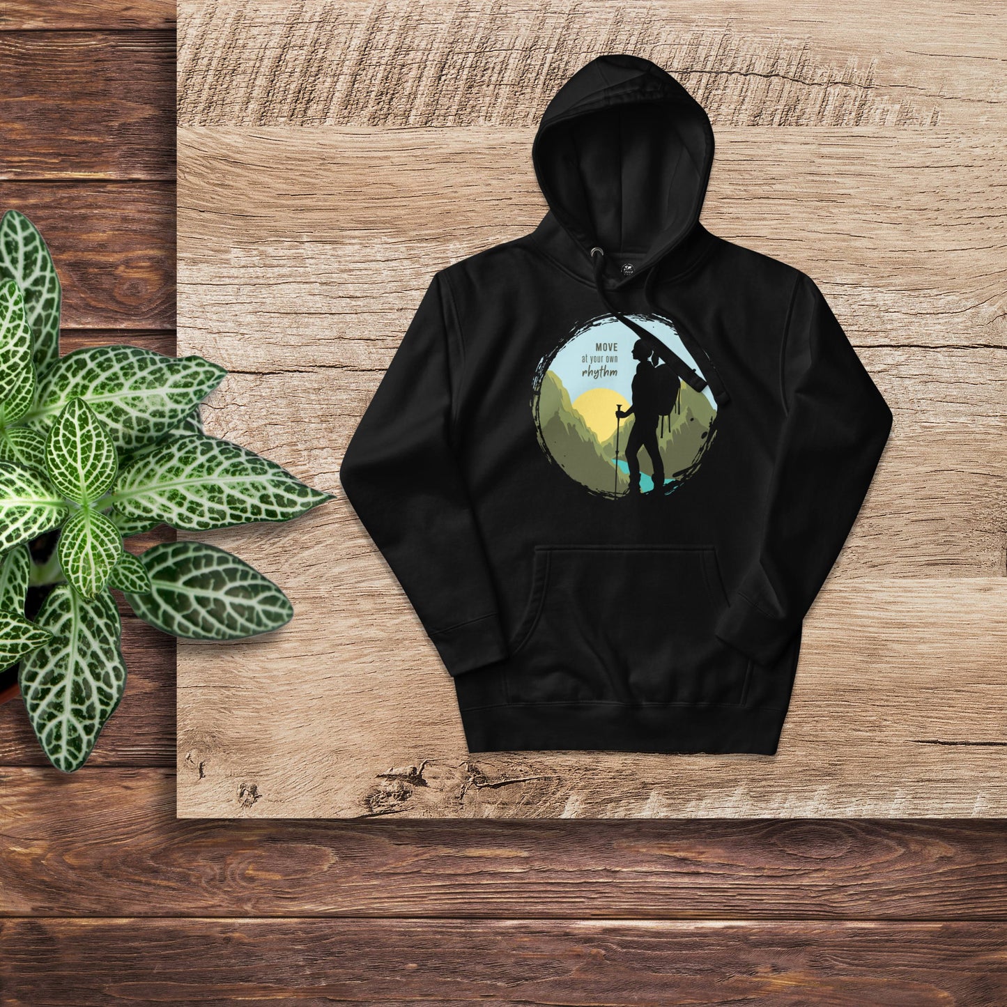 MOVE AT YOUR OWN RHYTHM Women's Cotton Hoodie