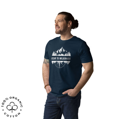 ESCAPE TO WILDERNESS Men's Organic Cotton T-shirt