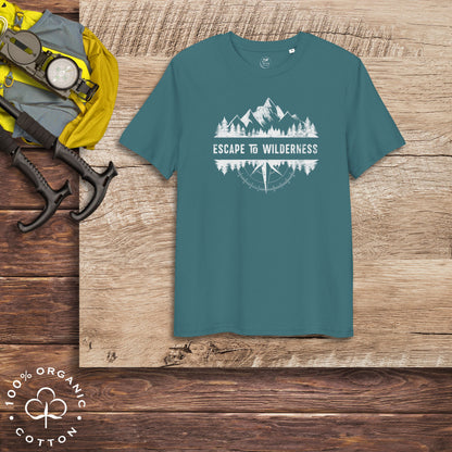 ESCAPE TO WILDERNESS Men's Organic Cotton T-shirt