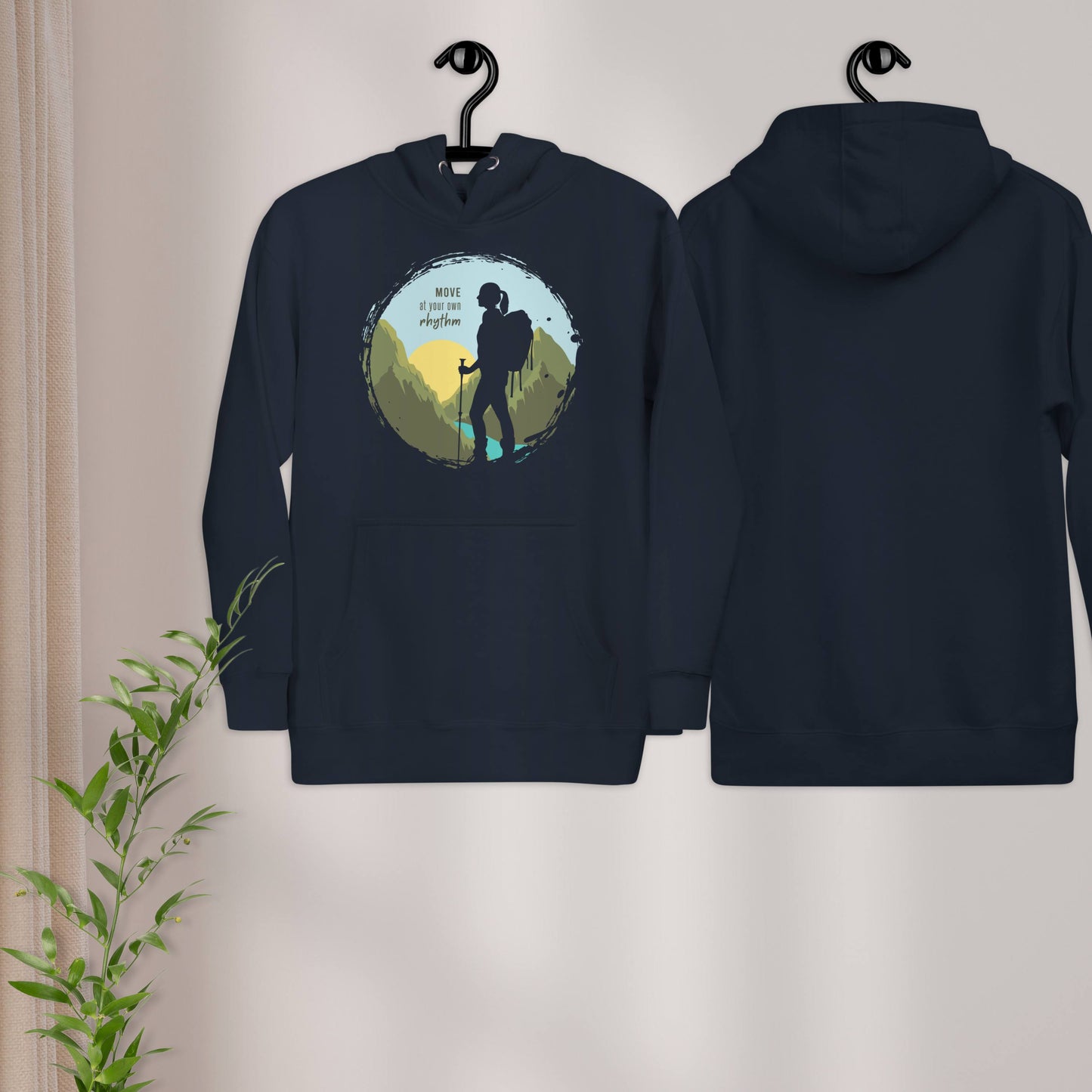 MOVE AT YOUR OWN RHYTHM Women's Cotton Hoodie